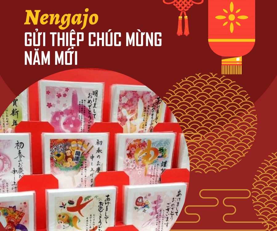 Nengajo la truyen thong gui thiep chuc mung dau nam moi o Nhat Ban